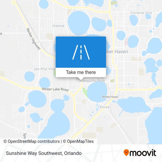 Sunshine Way Southwest map