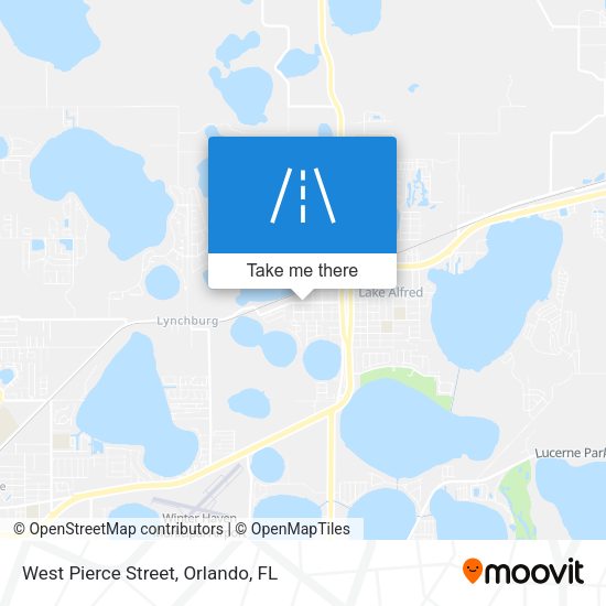 West Pierce Street map
