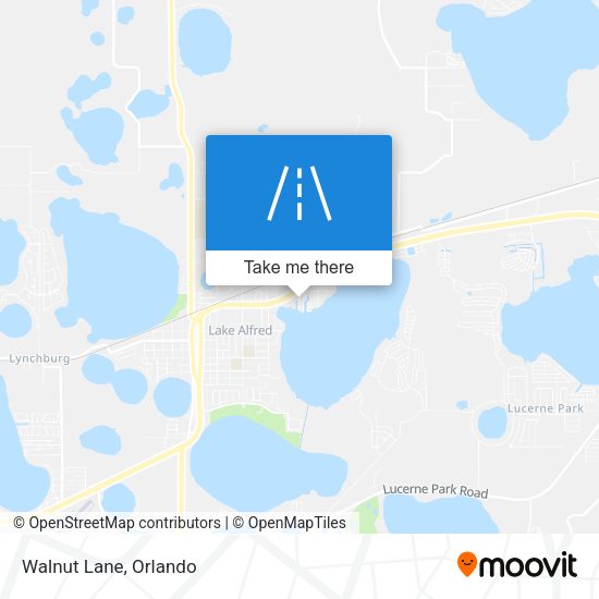 Mapa de Walnut Lane