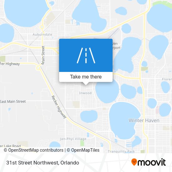 Mapa de 31st Street Northwest