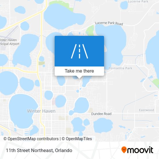 11th Street Northeast map