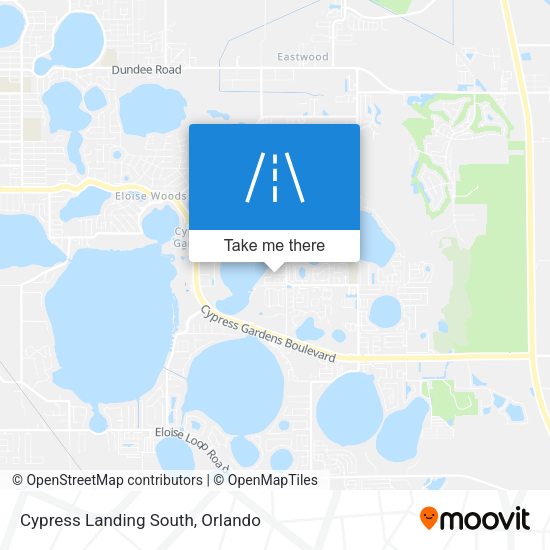 Mapa de Cypress Landing South