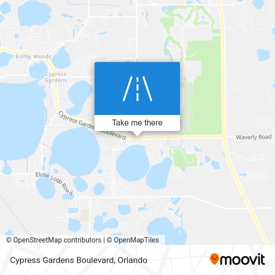 Mapa de Cypress Gardens Boulevard