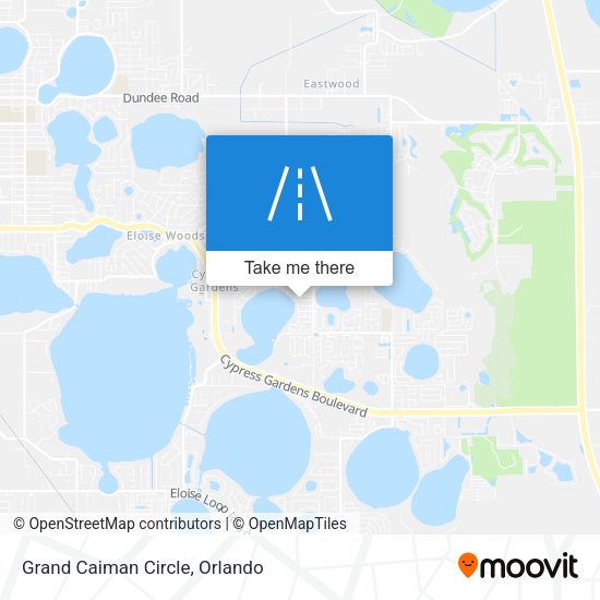 Mapa de Grand Caiman Circle