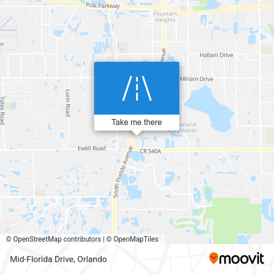 Mapa de Mid-Florida Drive