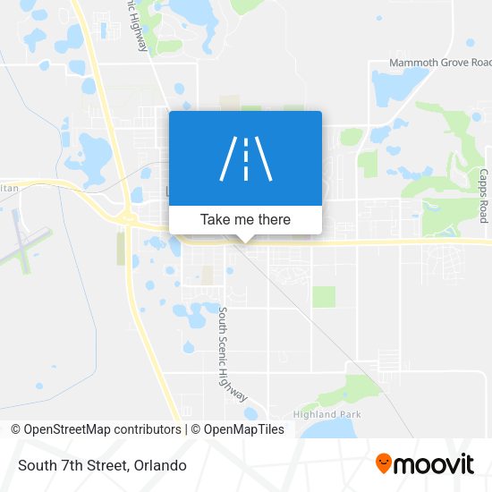 Mapa de South 7th Street