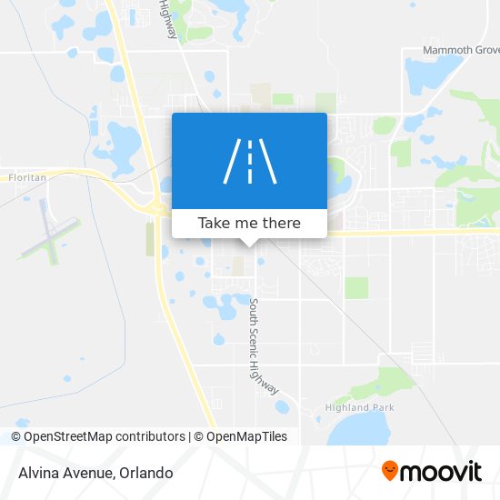 Alvina Avenue map