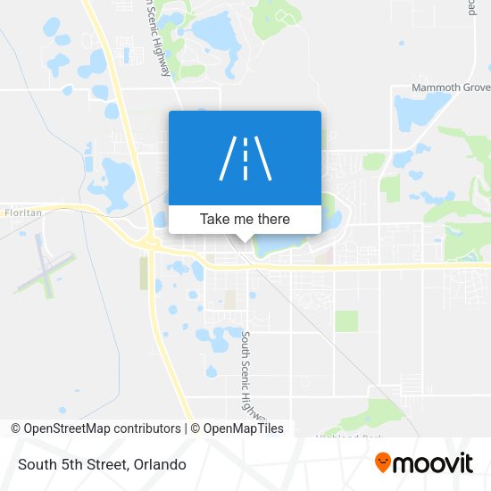 Mapa de South 5th Street