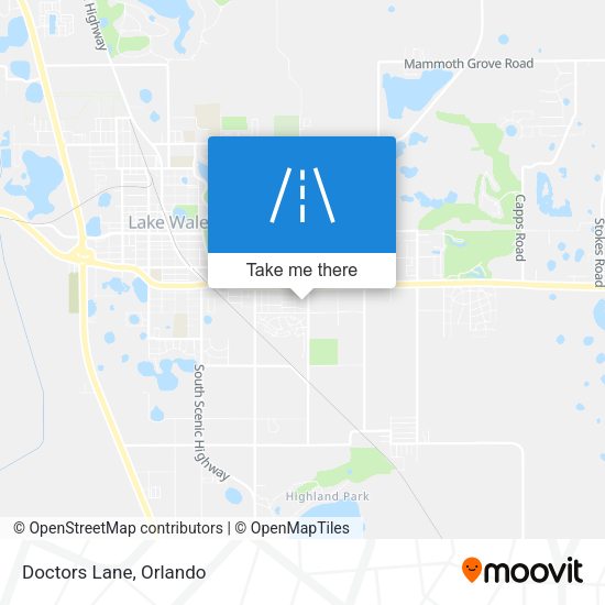 Mapa de Doctors Lane