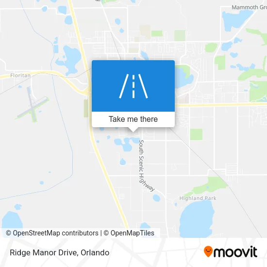 Ridge Manor Drive map