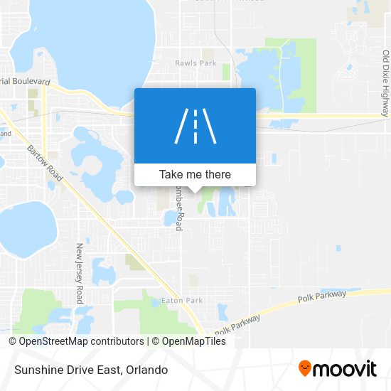 Mapa de Sunshine Drive East