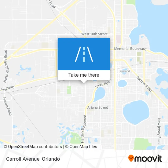 Carroll Avenue map