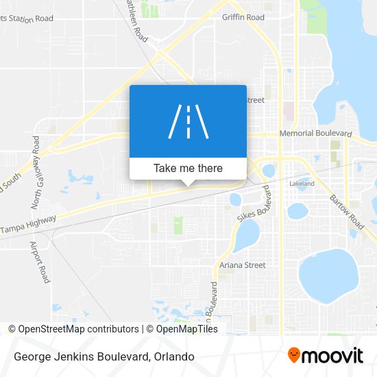 George Jenkins Boulevard map