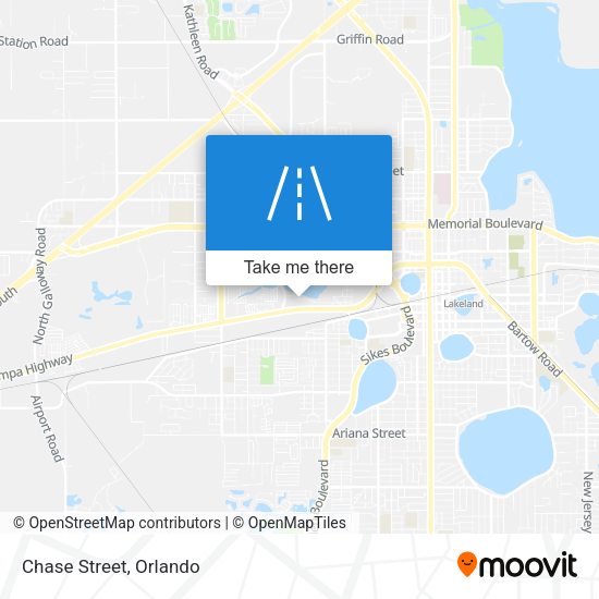 Mapa de Chase Street
