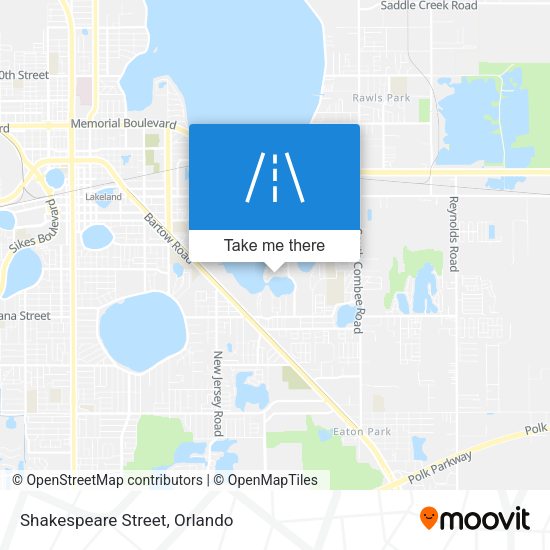 Shakespeare Street map