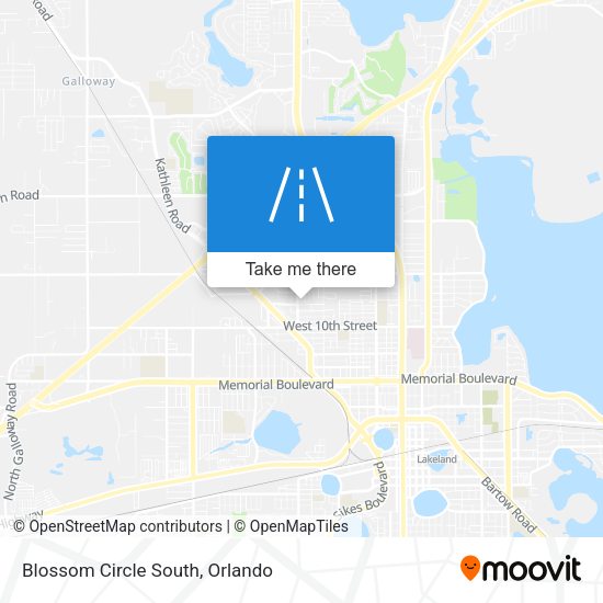 Mapa de Blossom Circle South