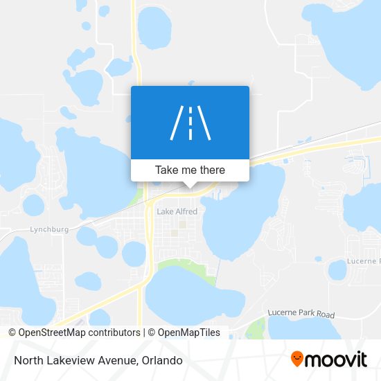 Mapa de North Lakeview Avenue