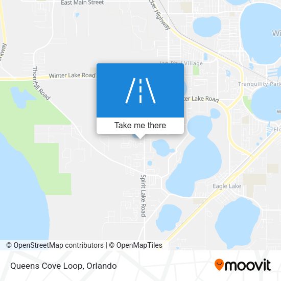 Mapa de Queens Cove Loop