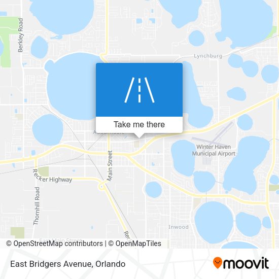 East Bridgers Avenue map