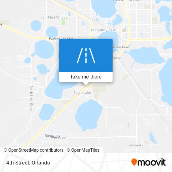 Mapa de 4th Street