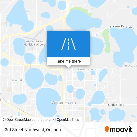 3rd Street Northwest map