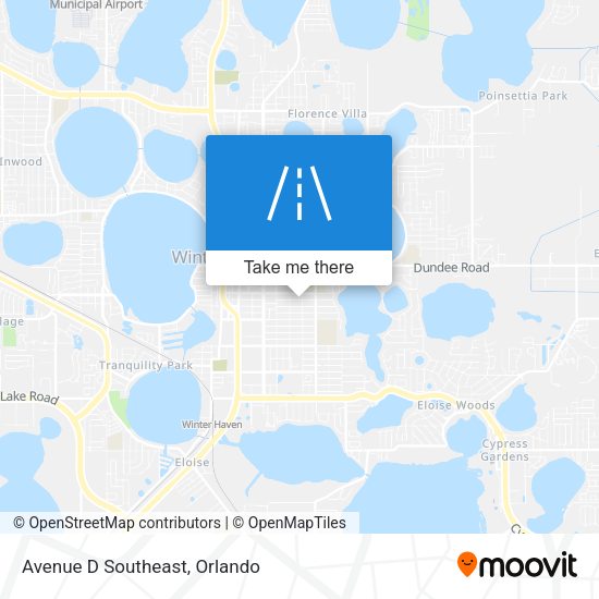 Mapa de Avenue D Southeast