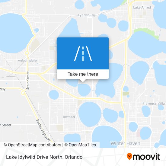 Mapa de Lake Idylwild Drive North