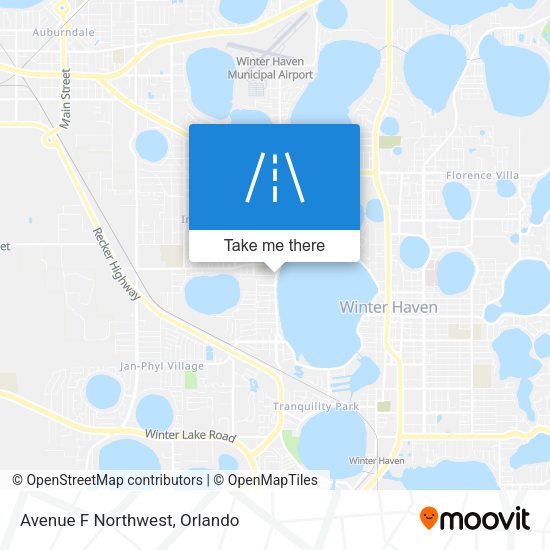 Mapa de Avenue F Northwest