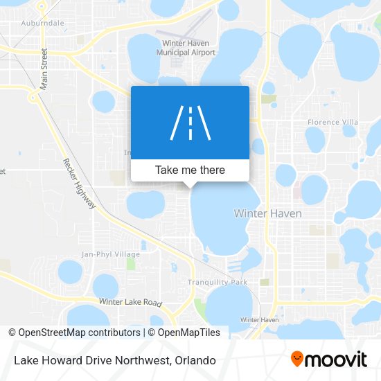 Mapa de Lake Howard Drive Northwest