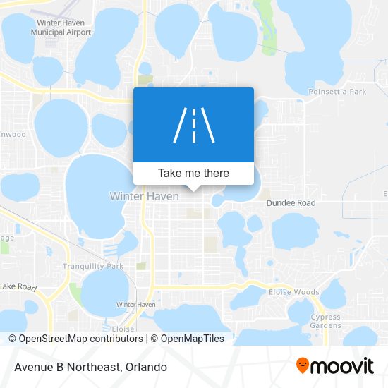 Avenue B Northeast map