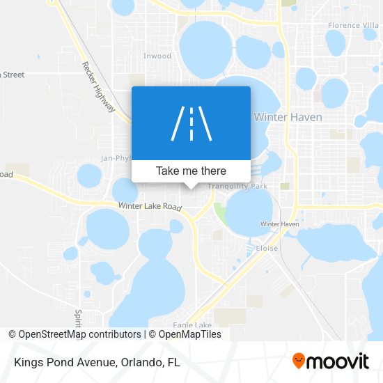 Mapa de Kings Pond Avenue