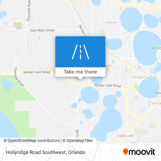 Mapa de Hollyridge Road Southwest