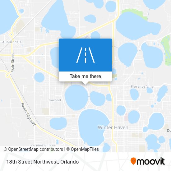 Mapa de 18th Street Northwest