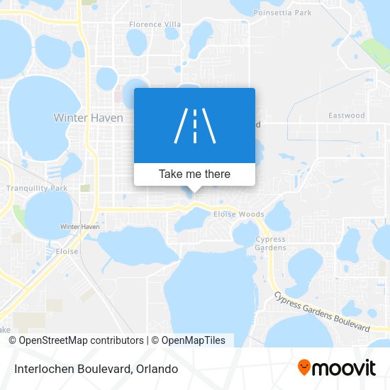 Interlochen Boulevard map