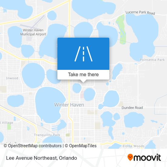 Lee Avenue Northeast map
