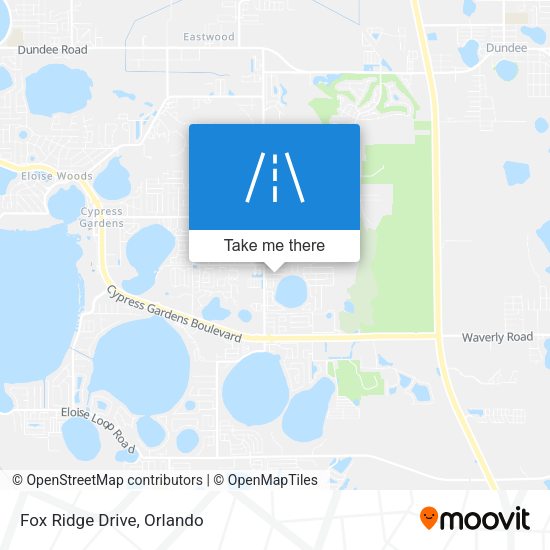 Mapa de Fox Ridge Drive