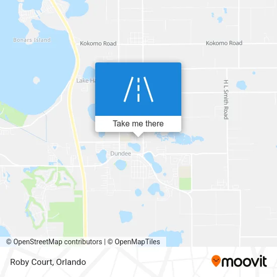 Roby Court map