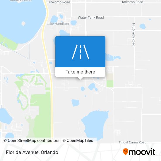 Florida Avenue map