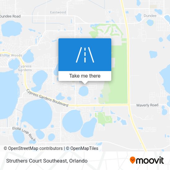 Mapa de Struthers Court Southeast