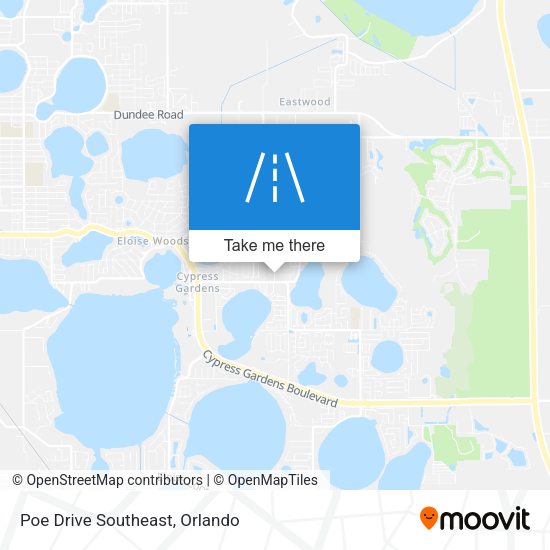 Mapa de Poe Drive Southeast