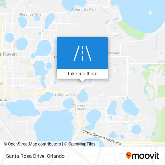Santa Rosa Drive map