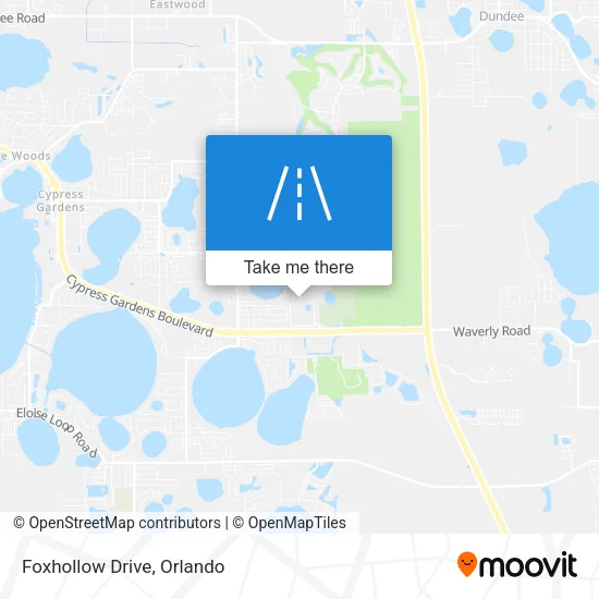 Foxhollow Drive map