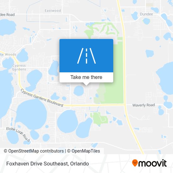 Mapa de Foxhaven Drive Southeast