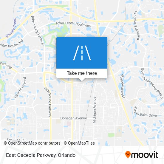 Mapa de East Osceola Parkway