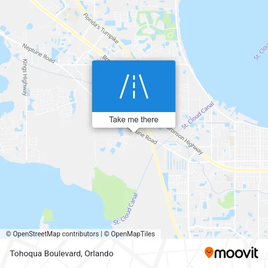 Tohoqua Boulevard map