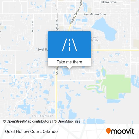 Quail Hollow Court map
