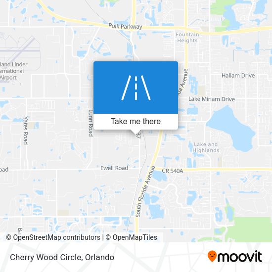 Mapa de Cherry Wood Circle