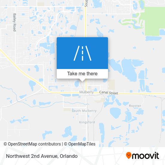 Mapa de Northwest 2nd Avenue