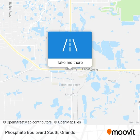 Phosphate Boulevard South map