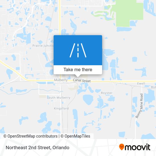 Mapa de Northeast 2nd Street